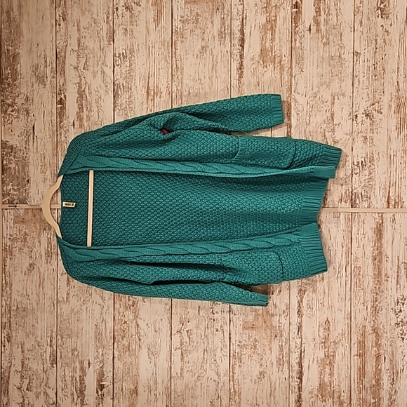 Teal Open Cardigan - Picture 1 of 4